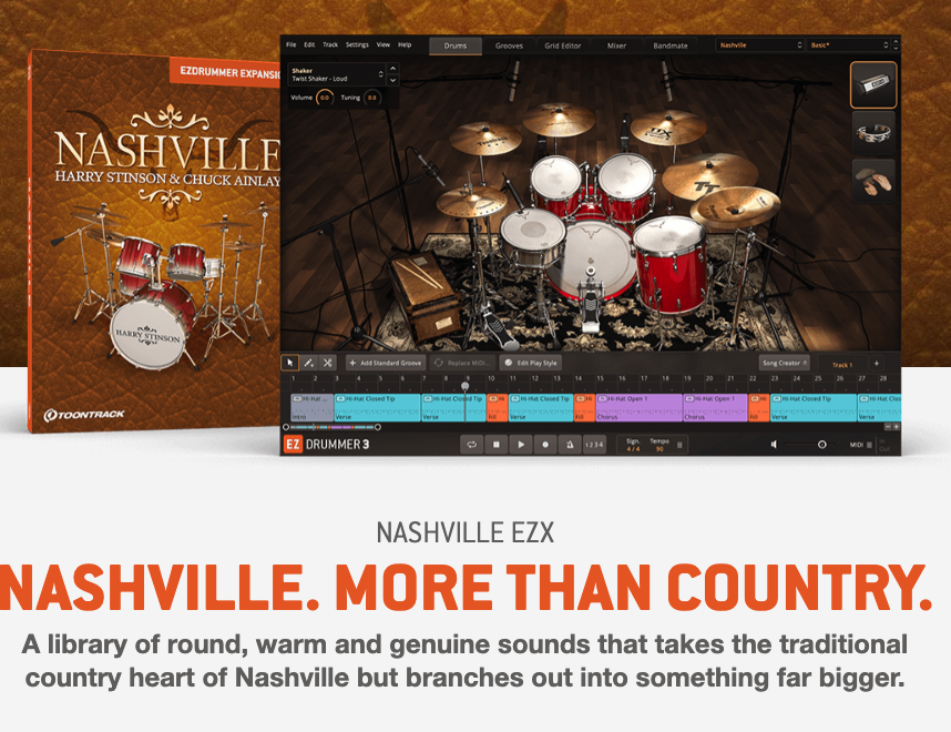 Toontrack Nashville EZX